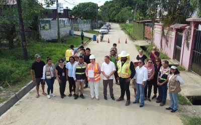 ALCALDESA MARTELL DA INICIO A PAVIMENTACIÓN DEL CALLEJÓN LA SIRENA EN CIENAGUITA