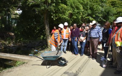 INICIA CONSTRUCCIÓN DE PUENTE PEATONAL EN ALDEA EL BÁLSAMO