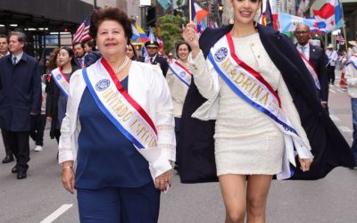 María Luisa Martell, rostro del liderazgo porteño en el Desfile de la Hispanidad