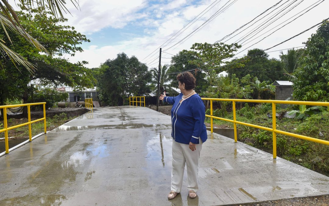 Municipalidad de Puerto Cortés concluye construcción de caja puente en colonia La Gran Villa