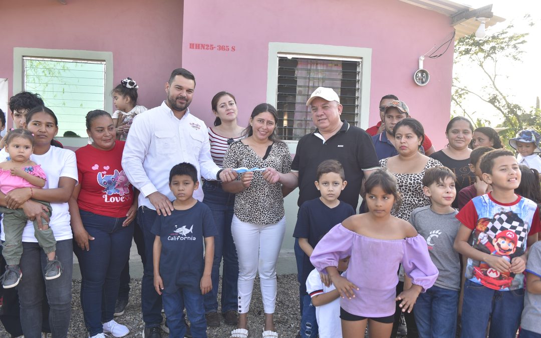 La Municipalidad de Puerto Cortés entrega 10 viviendas sociales en Colonia La Esperanza tras convenio con CEPUDO