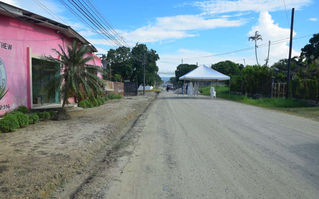 La Municipalidad de Puerto Cortés entrega orden de inicio para canales pluviales en barrio San Isidro