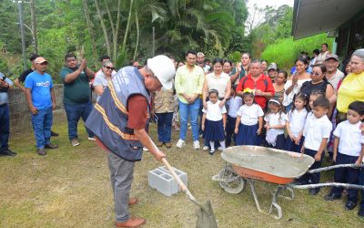 La Municipalidad de Puerto Cortés invierte para la reparación del Centro de Educación Prebásico Rosa Idalia Euceda de Munguía