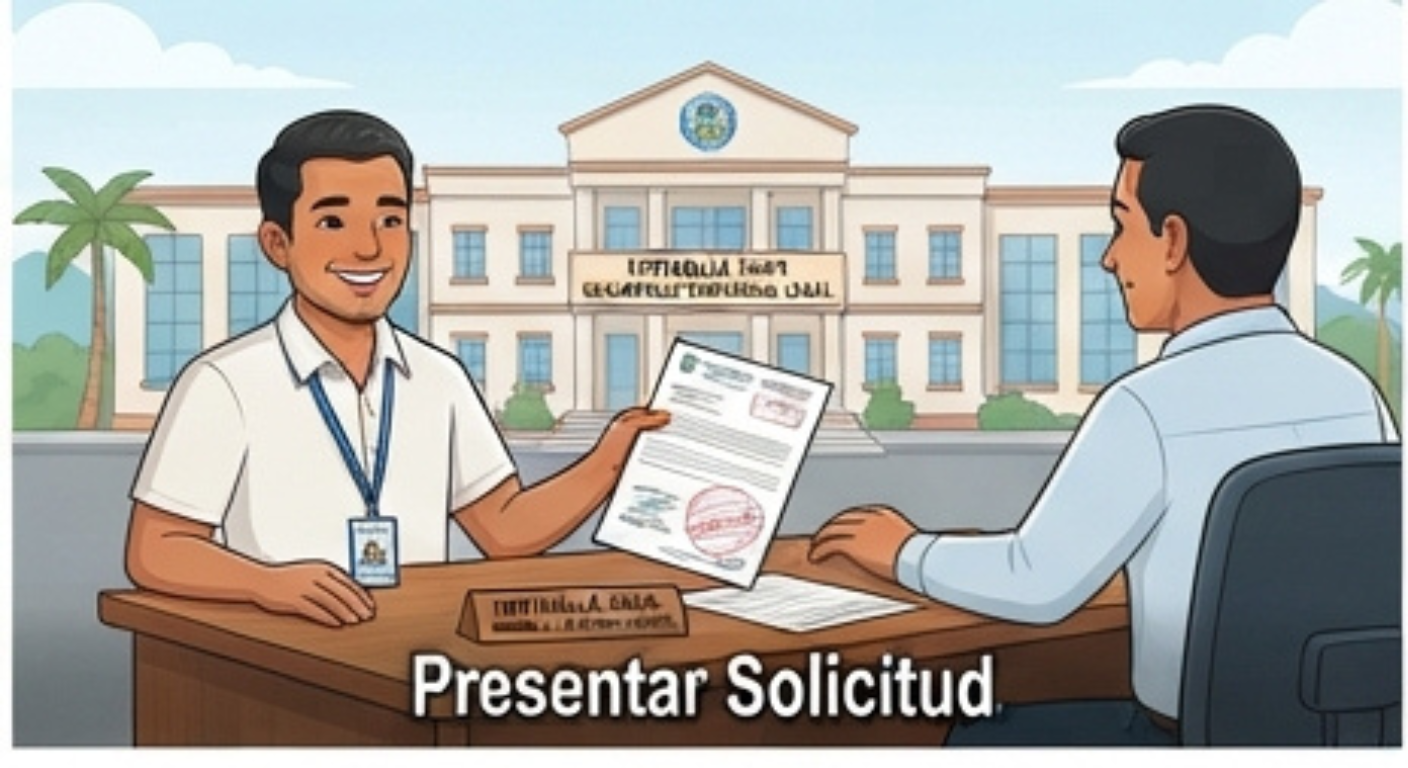 Presentar solicitud.