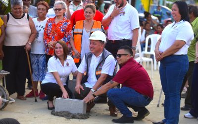 La Municipalidad de Puerto Cortés entrega orden de inicio para canales pluviales en barrio Buenos Aires