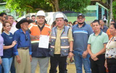 Con una inversión de L 1.1 millones, arranca proyecto de drenaje pluvial en Gracias a Dios